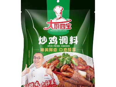 大厨四宝大师菜酱料酱汁炒鸡：经典美味，一炒即成